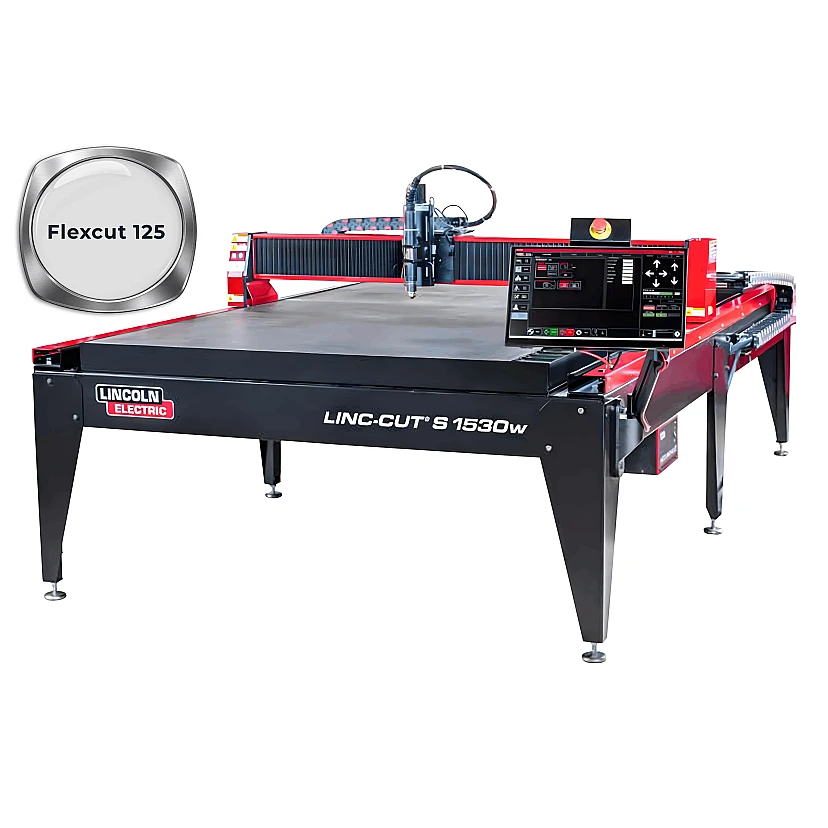 Lincoln LINC-CUT S 1530 W mit der Flexcut 125 Schneidanlage