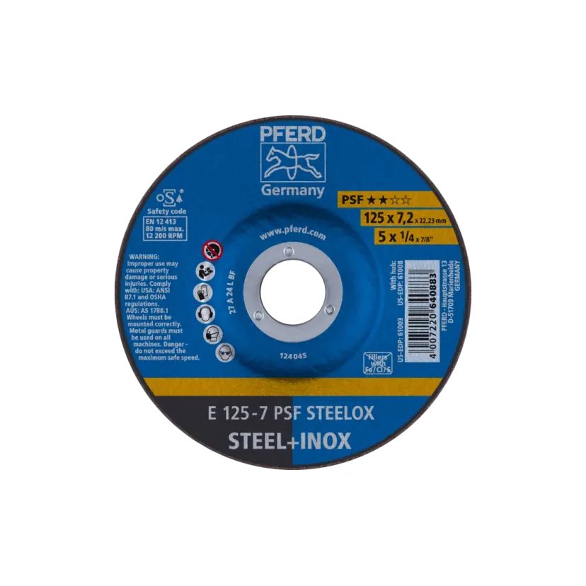 Schruppscheiben Universal-Linie PSF E 125-7 PSF STEELOX