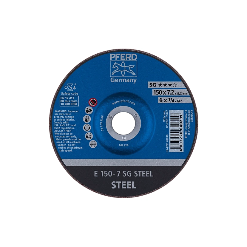 Schruppscheiben Leistungs-Linie SG E 150-7 SG STEEL