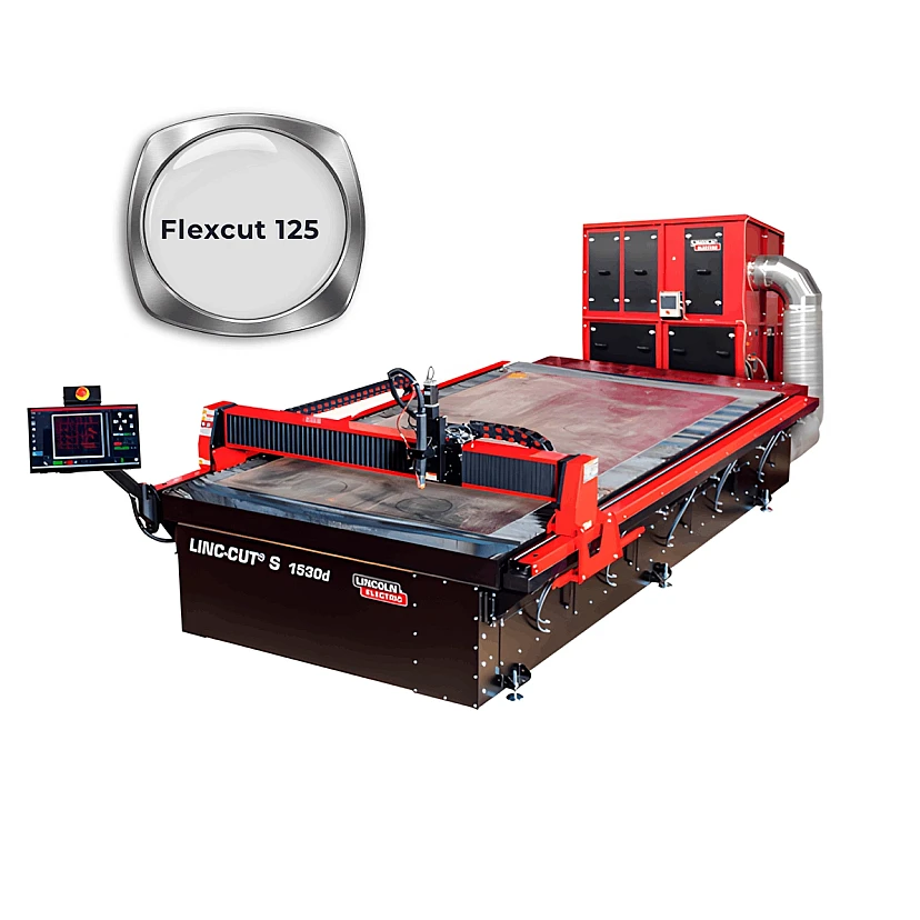 Lincoln LINC-CUT S 1530D mit der Flexcut 125 Schneidanlage