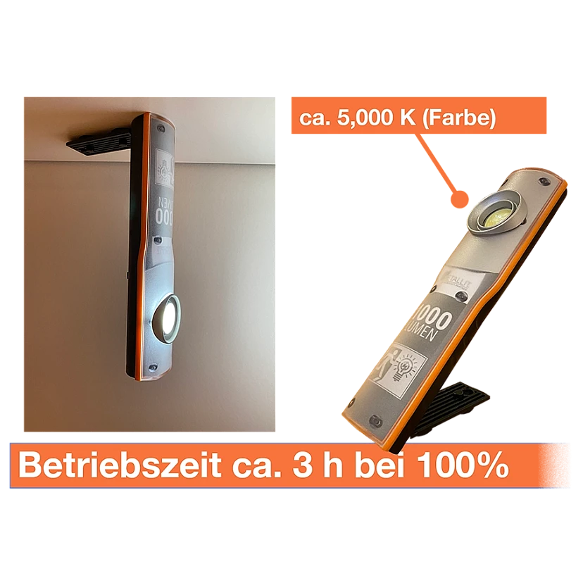 METALLIT Pro LED-Emergency Light mit 1000 Lumen