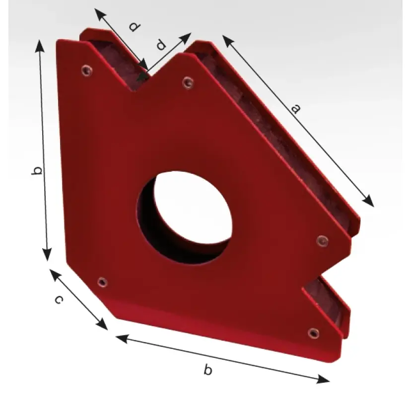 MGP Fixiermagnet mit Loch - Universal Schweissmagnet (L)