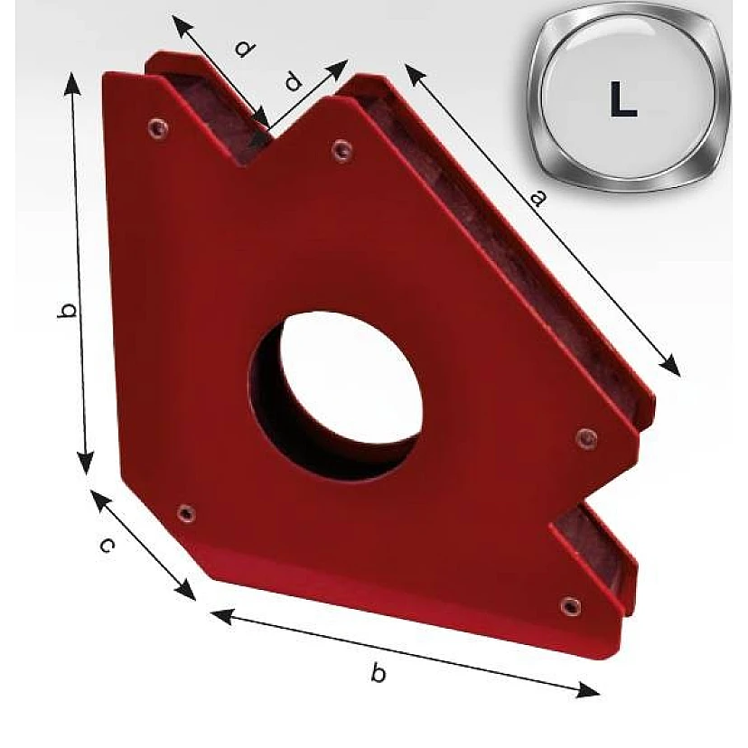 MGP Fixiermagnet mit Loch - Universal Schweissmagnet (L)