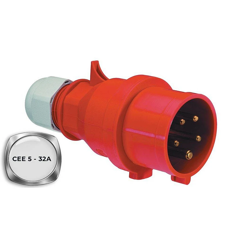 Euro Industriestecker CEE 5 Pol - 32A