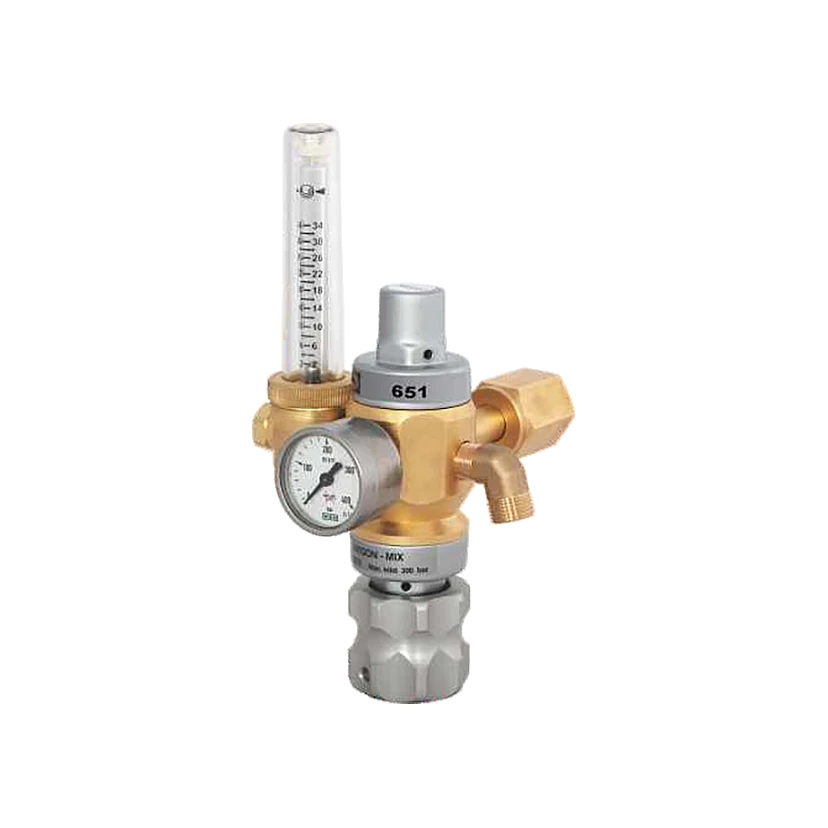 Druckminderer mit Gassparvorrichtung - Modell 651- Argon, Argon/CO2, CO2