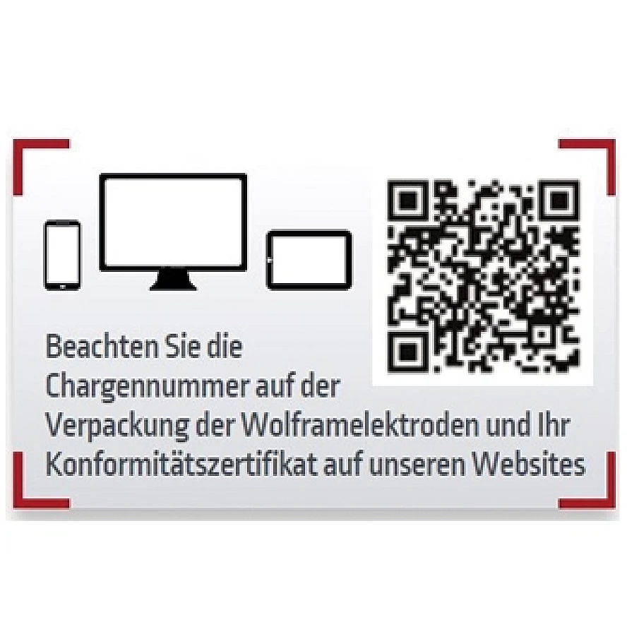 Wolframelektrode Grün
