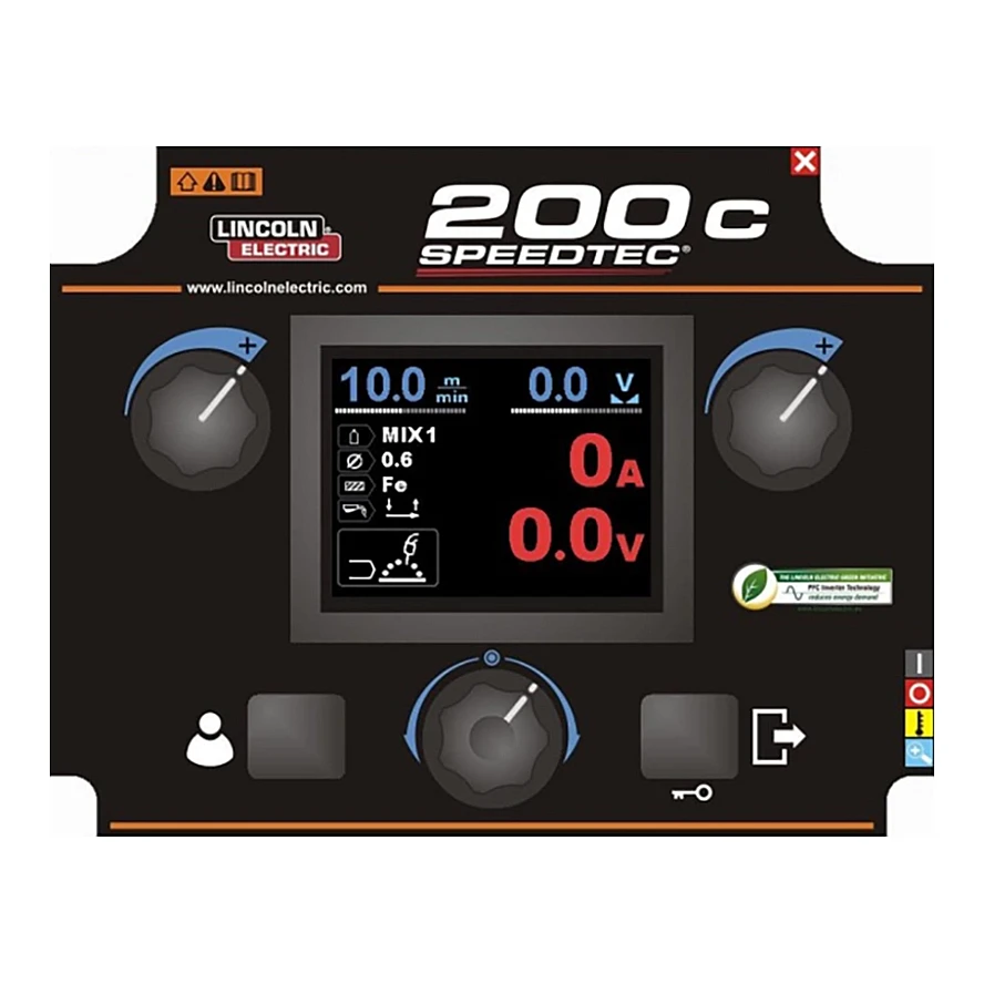 Lincoln Speedtec 200C Display 