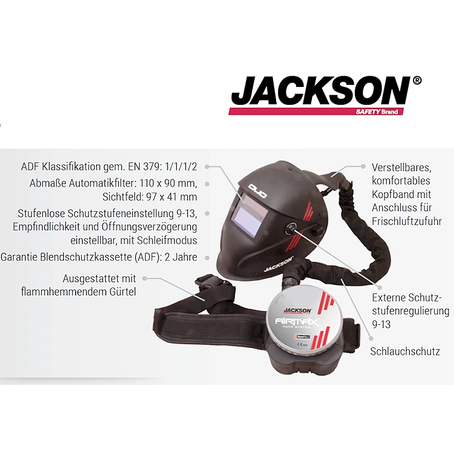 Jackson AIRMAX mit WH25 DUO 4/9-13