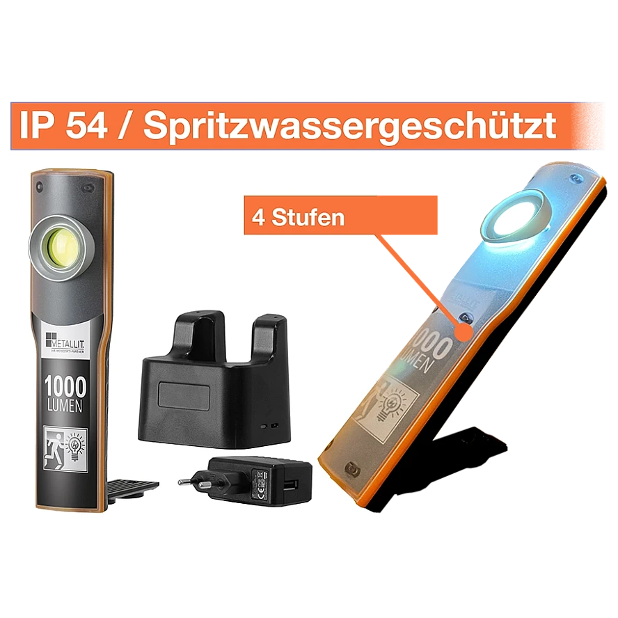 METALLIT® Pro LED-Emergency Light mit 1000 Lumen