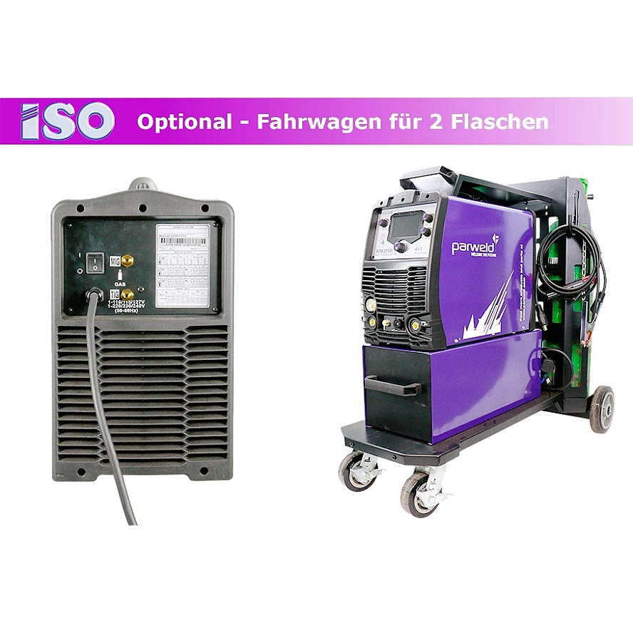 MIG/MAG Schweissinverter, Parweld XTM 211 Di