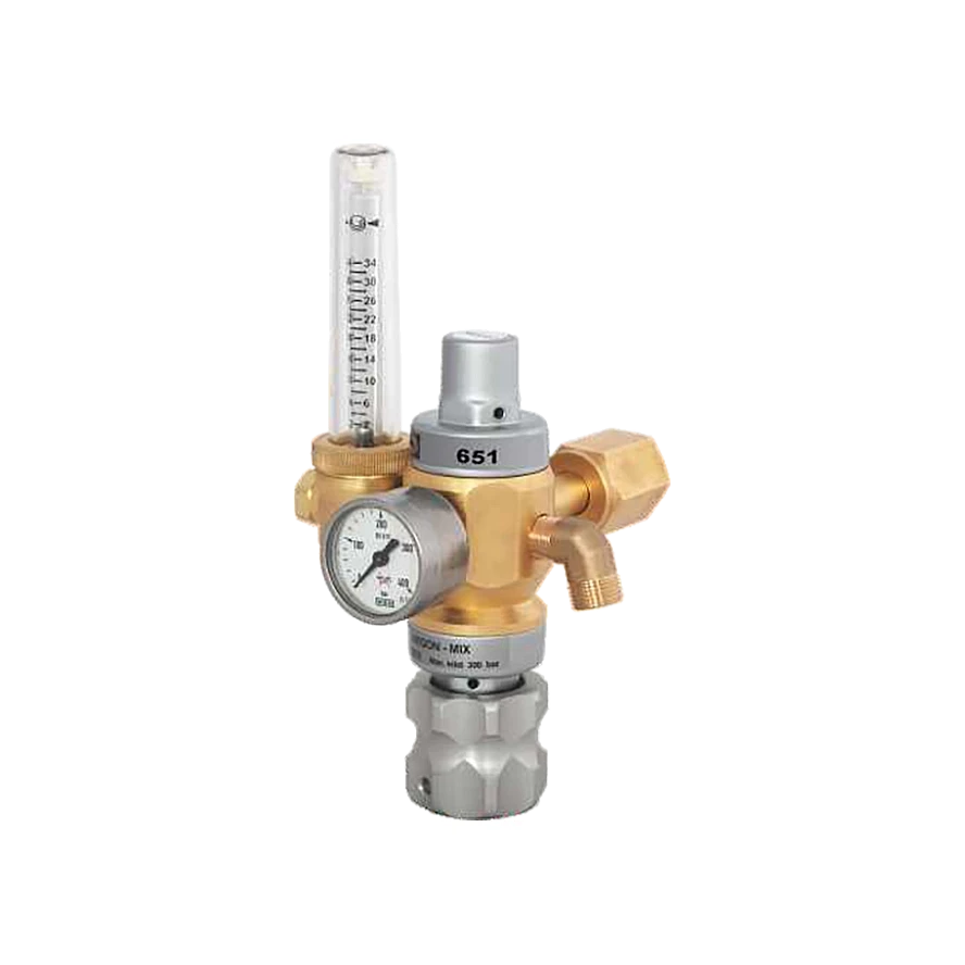 Druckminderer mit Gassparvorrichtung - Modell 651- Argon, Argon/CO2, CO2