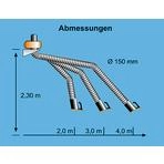 Kemper Absaugarm - zweiteiliger Ausleger - 7 - 8 Meter