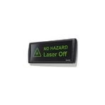 LED-Laserwarnleuchte - Laserwarnschild