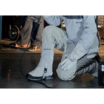 WELD Schweisserstiefel schwarz mit Klett- und Schnellverschluss