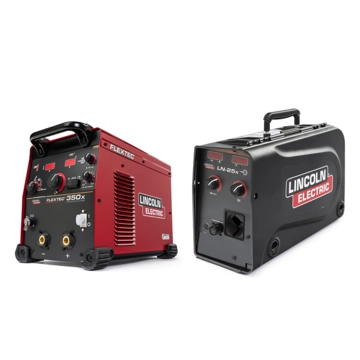 Lincoln Flextec 350 XP  CE inkl. Vorschubkoffer (Set) Construction