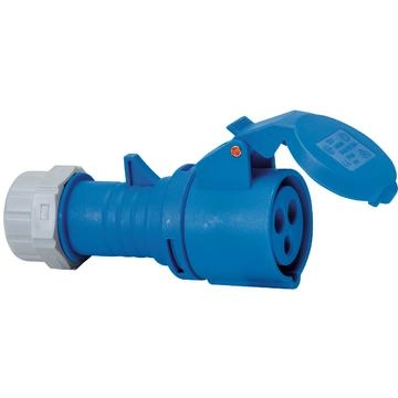 CEE Industriekupplung, 3 Pol Blau