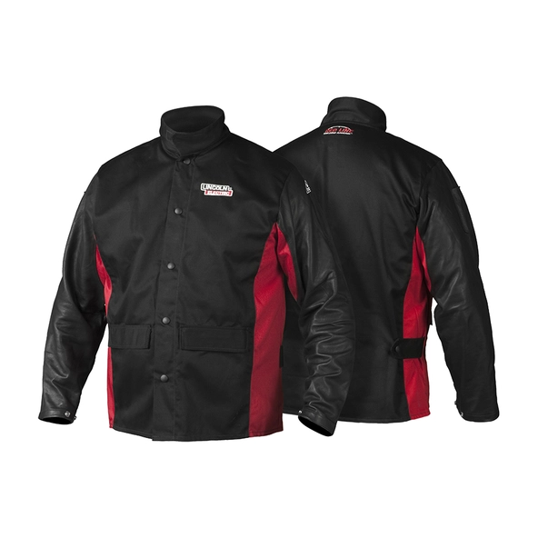 Lincoln Leichte Schweisserjacke mit Lederärmel