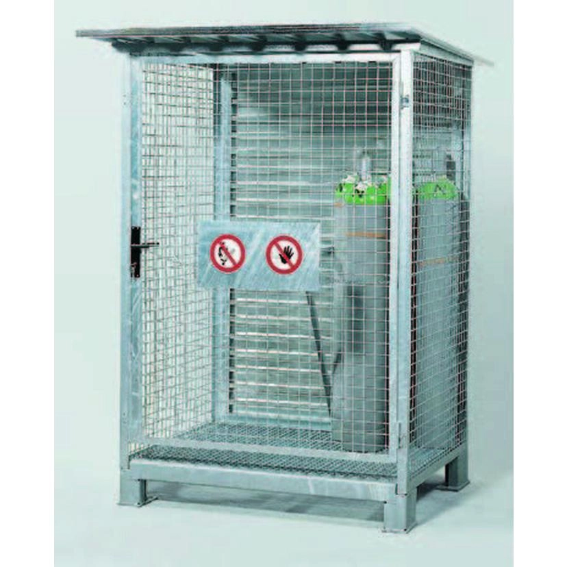 Gasflaschenschrank mit Bodengruppe