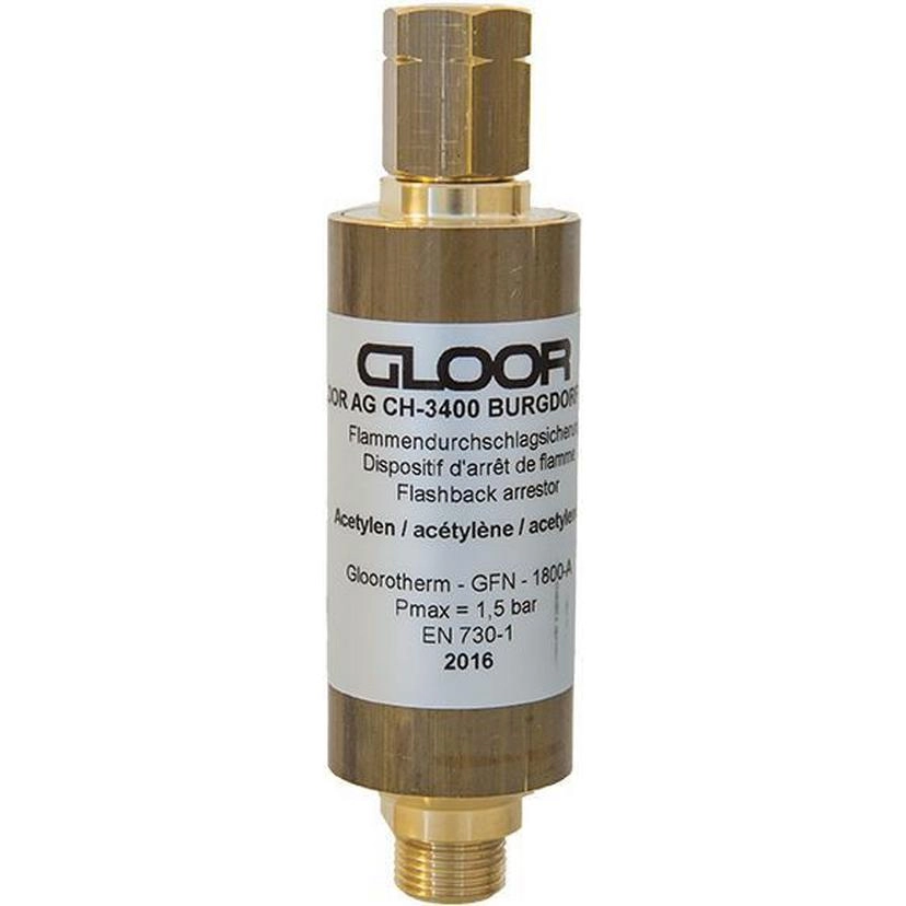 Flammrückschlagsicherung für höhere Leistung - Acetylen