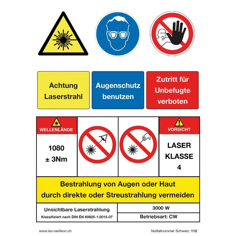 Laser Klasse 4 zu Beachten