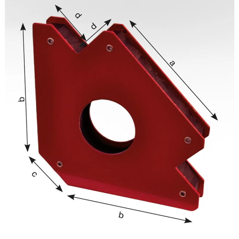 MGP Fixiermagnet mit Loch - Universal Schweissmagnet (XL)