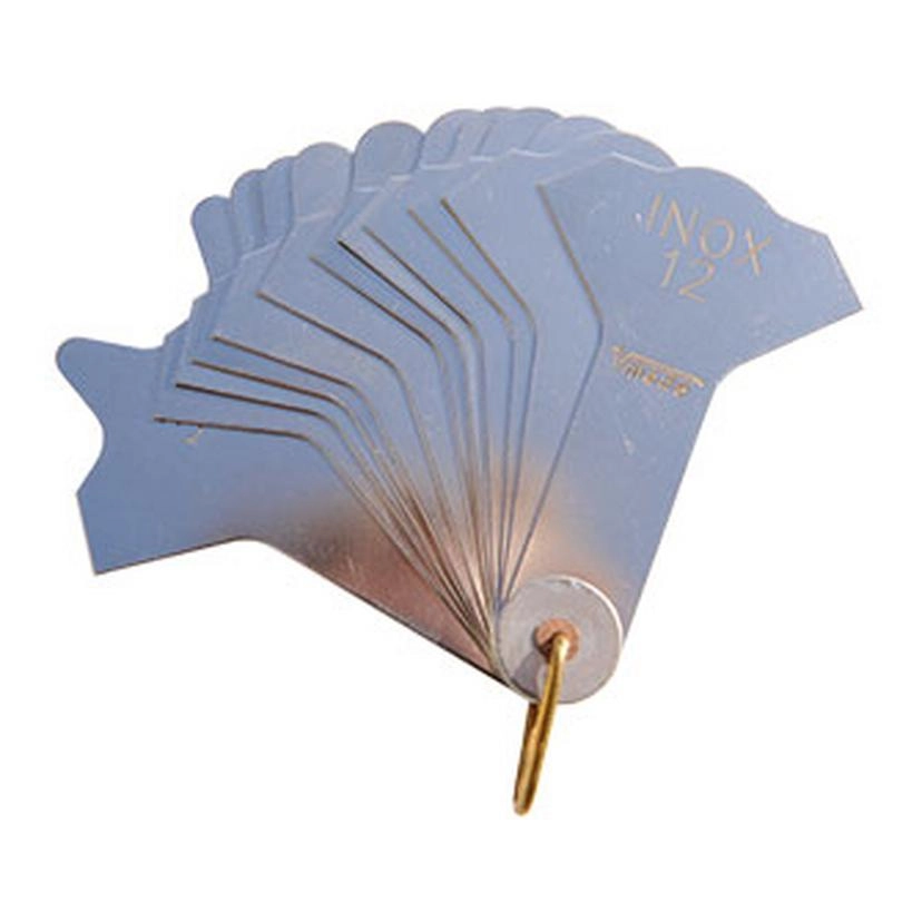 12 Blatt Schweissnahtlehre