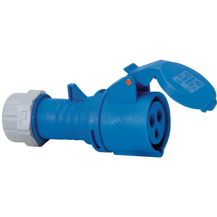 CEE Industriekupplung, 3 Pol Blau