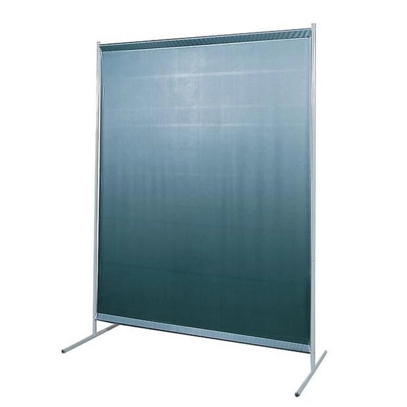Einteilige Schutzwand mit Folienvorhangbespannung