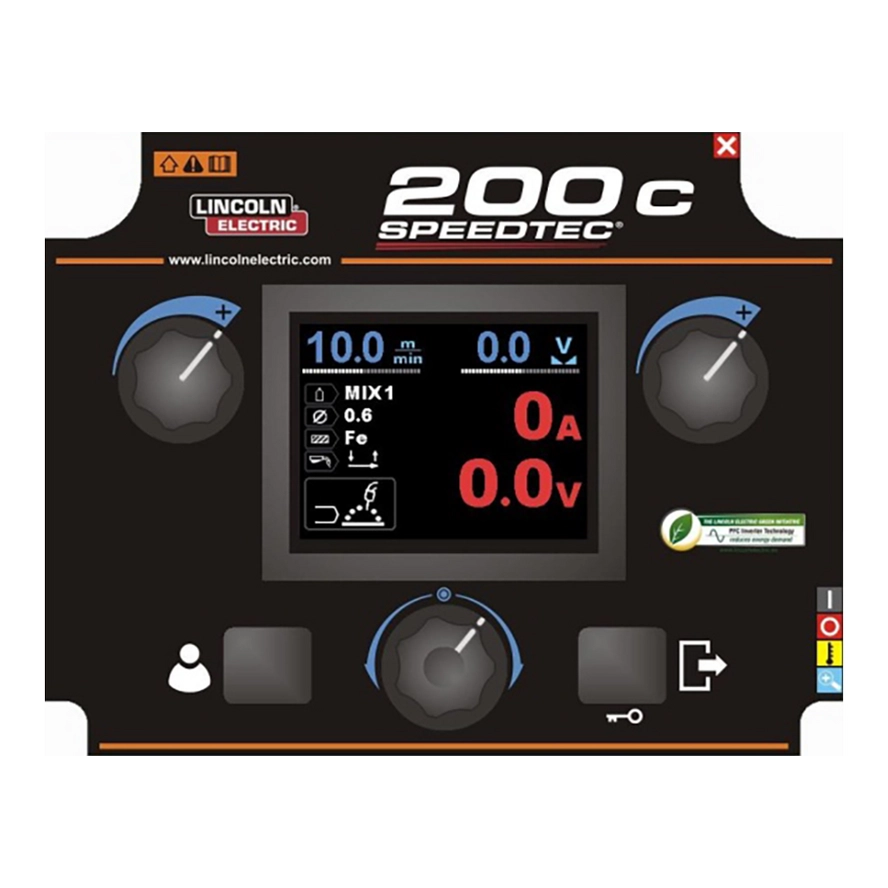 Lincoln Speedtec 200C Display 