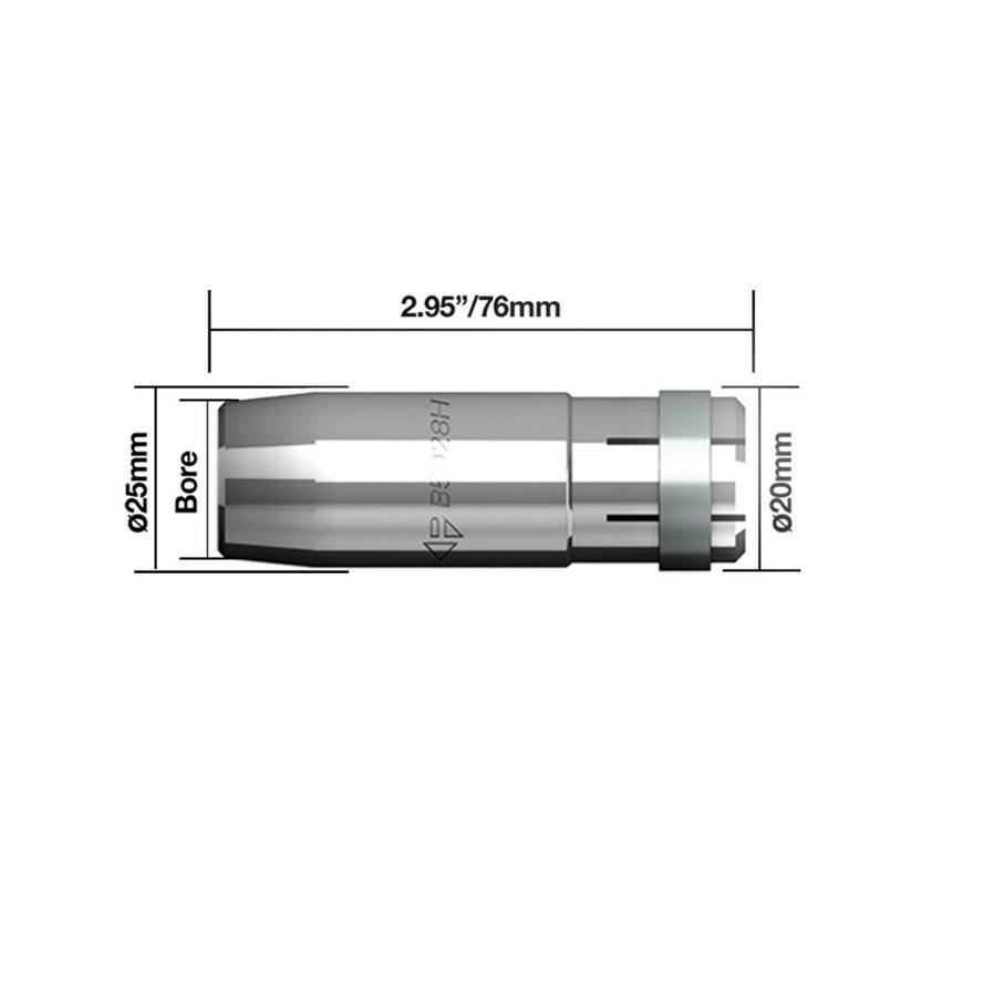 Gasdüse Konisch, hoch belastbar zu SB 401W (Set à 5 Stk.)