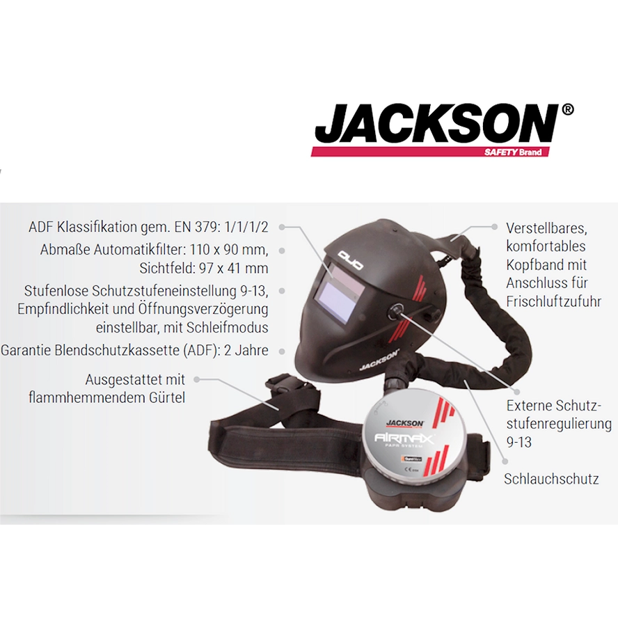 Jackson AIRMAX mit WH25 DUO 4/9-13