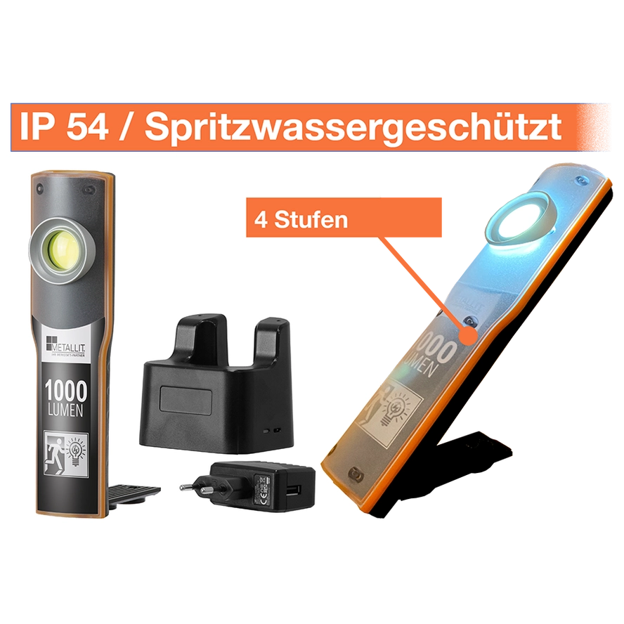 METALLIT® Pro LED-Emergency Light mit 1000 Lumen