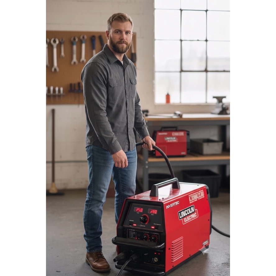 Occasion Invertec V350 PRO mit Vorschubgerät LN 25PRO für Baustellen (SET)