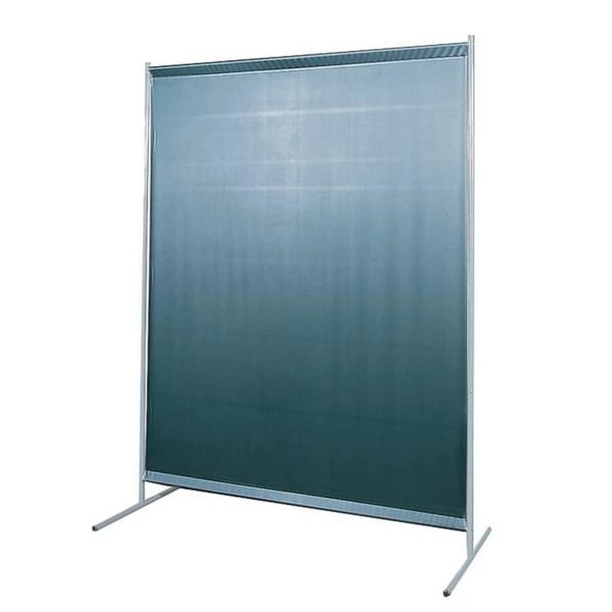 Einteilige Schutzwand mit Folienvorhangbespannung