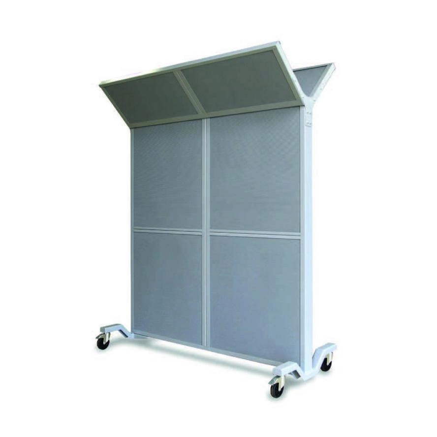 Schallschutzwand fahrbar 2.020 x 800 x 2.110 mm