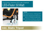 METALLIT® LED-Fluter 50 Watt Technische Daten inkl. Stativ
