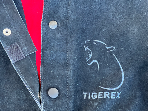 Tigerex- Profesionelle Spaltleder-Schweisserjacke