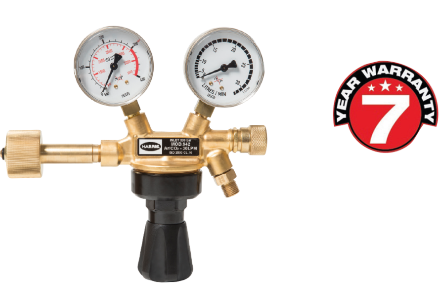 Flaschendruckminderer 300 bar - M 942-Argon (U.A. Edelgase), Mischgase & CO2