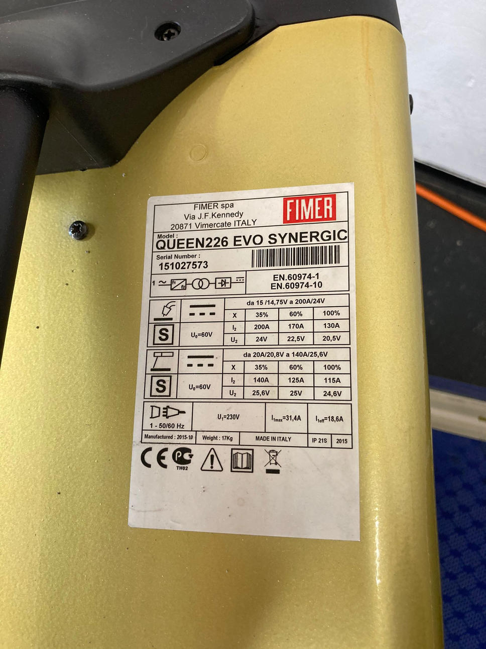 Fimer Queen 226 EVO Synergic MIG/MAG Schweissgerät